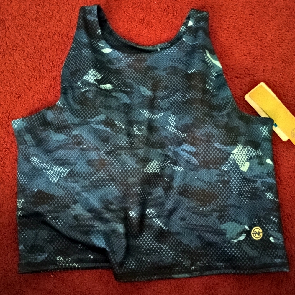 Nautica Sports Bra Crop Top (Blue)